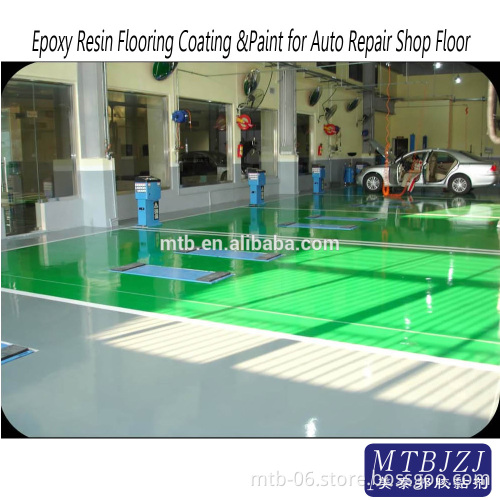 Concrete floor epoxy resin flooring water proof coating for car park